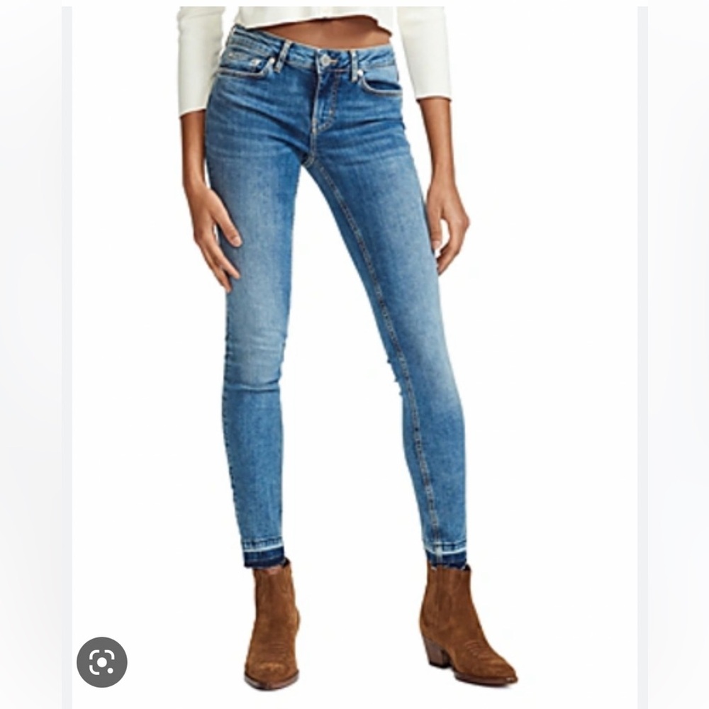 Maje Dark Blue Ankle Jeans